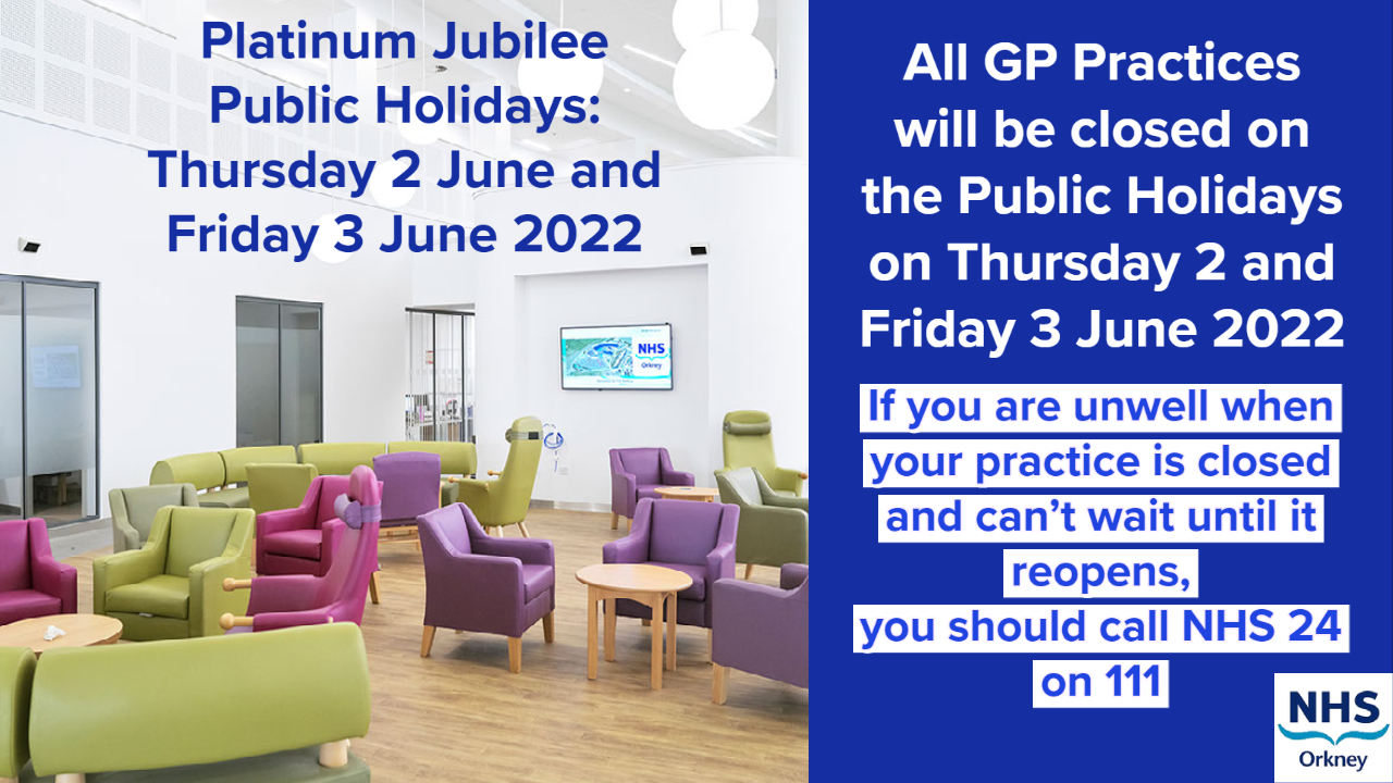 Gp Practice closure on Public Holiday