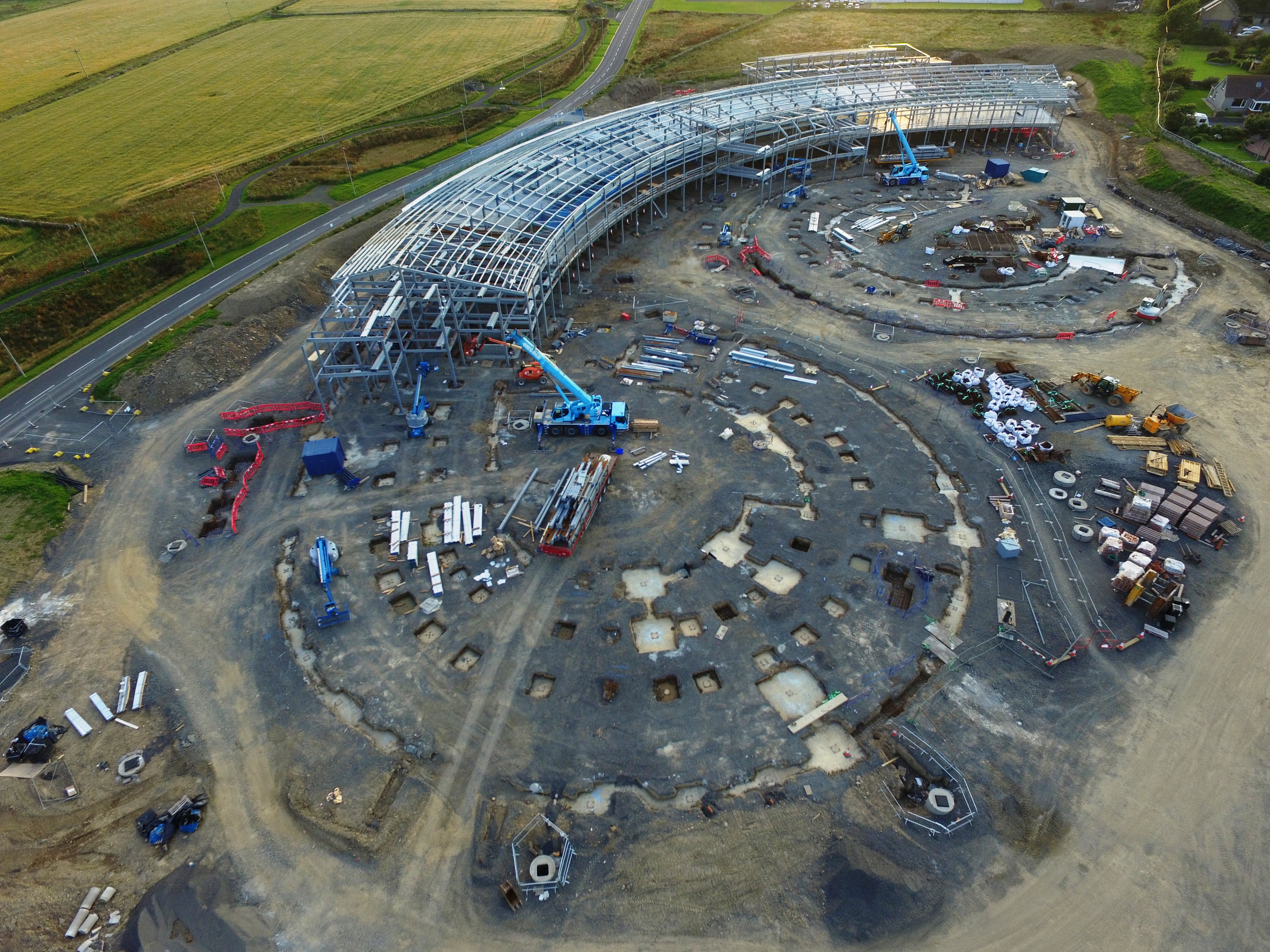 Aerial shot of new hospital 3