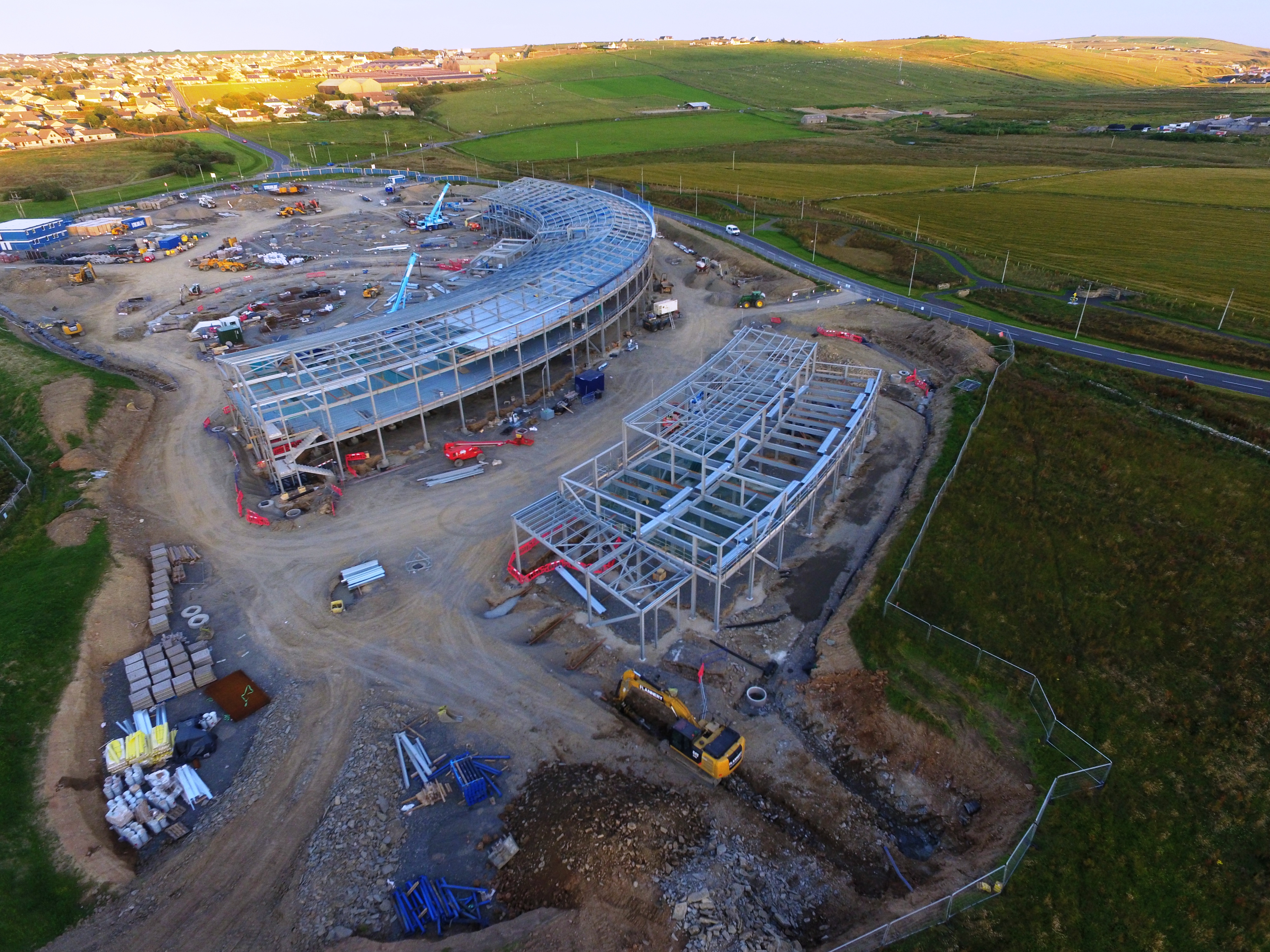 Aerial shot of new hospital 2 