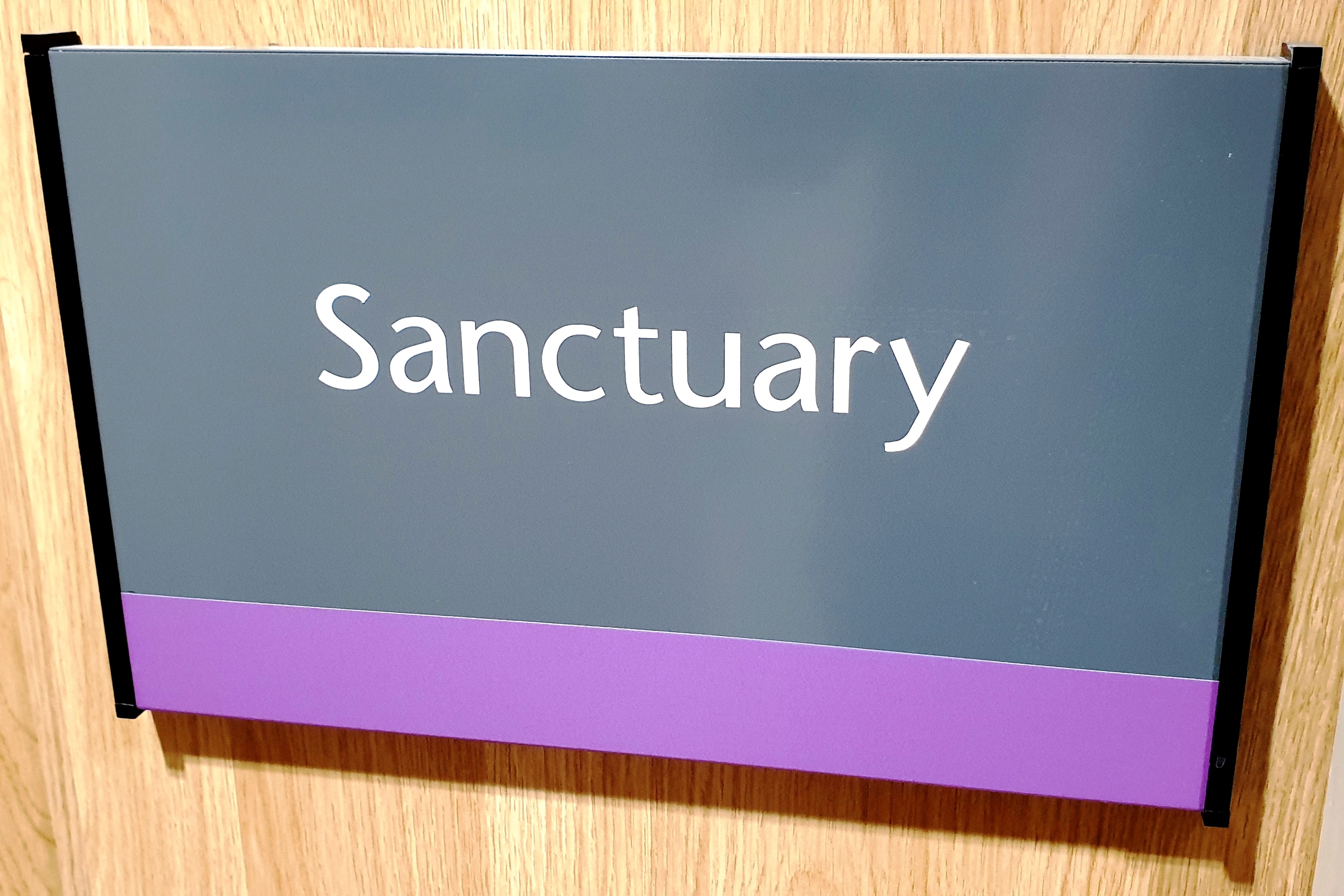 Sanctuary sign 